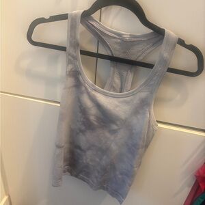 Lulu Gray Tie-Dye Women's Tank Top